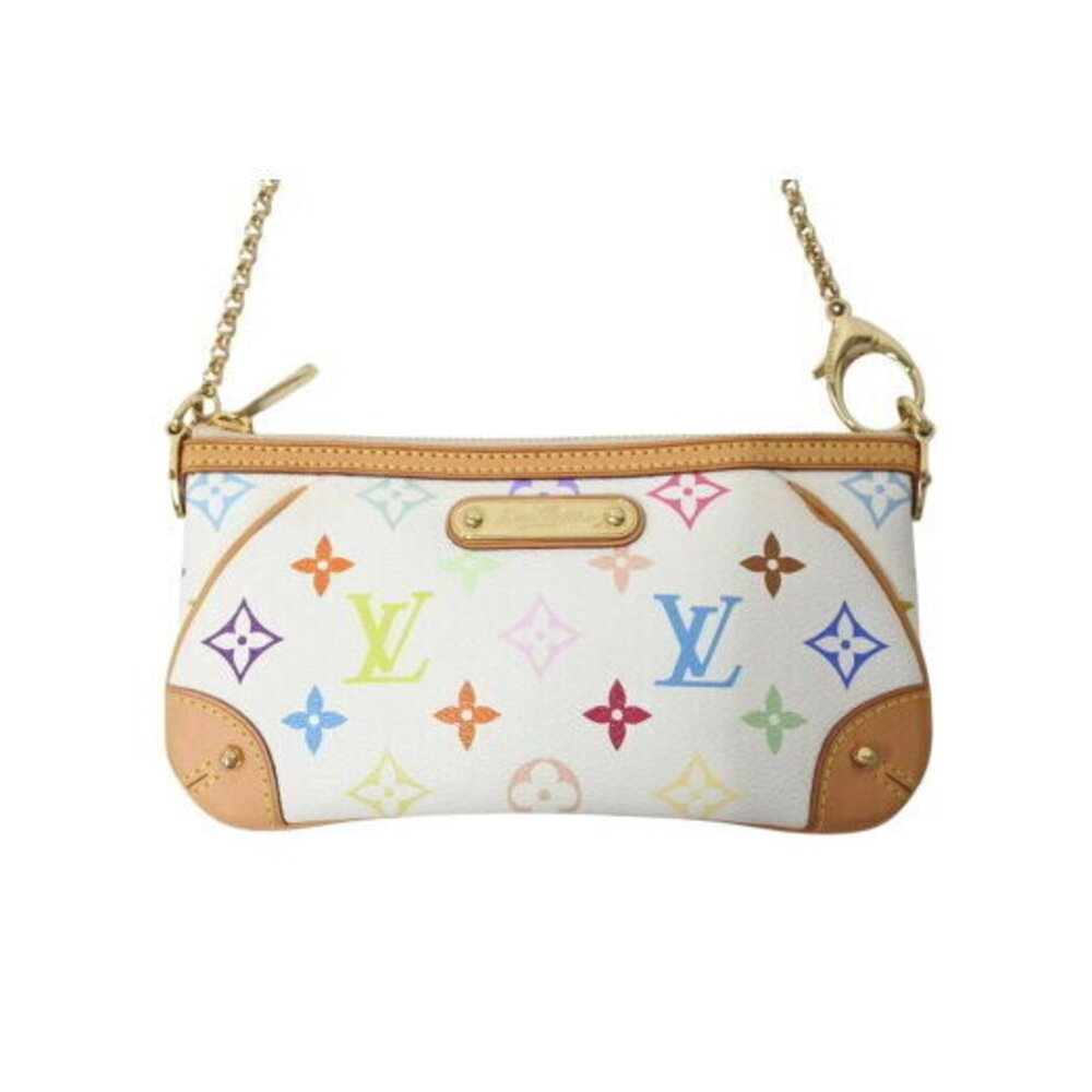 Louis Vuitton Milla Accessory Pouch Monogram Multicolore Multicolor White - Picture 2 of 8